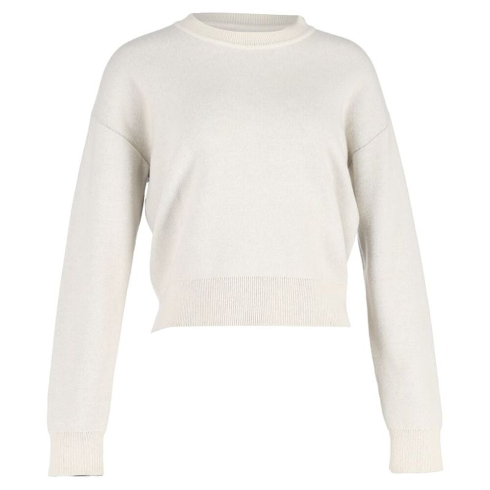 Christian Dior J'Adior 8 Crewneck Sweater in Cream Cashmere